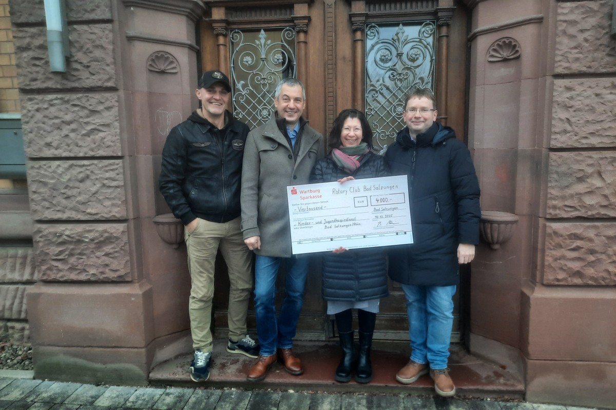 Spende Rotary 4000 €